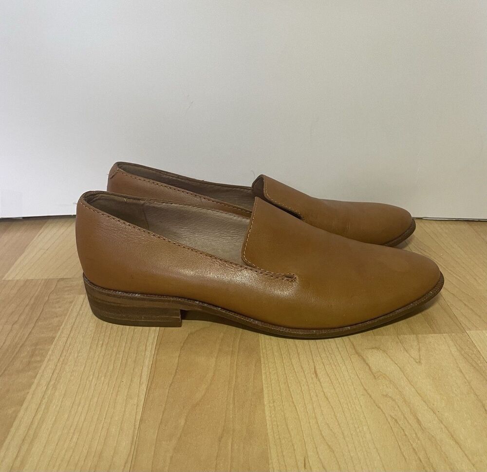 Madewell Women’s Brown Lather Loafers Size 6
